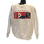 Vintage Galt Sand Sailing USA Sweatshirt Mens XL Crewneck Flag Anchor Pullover
