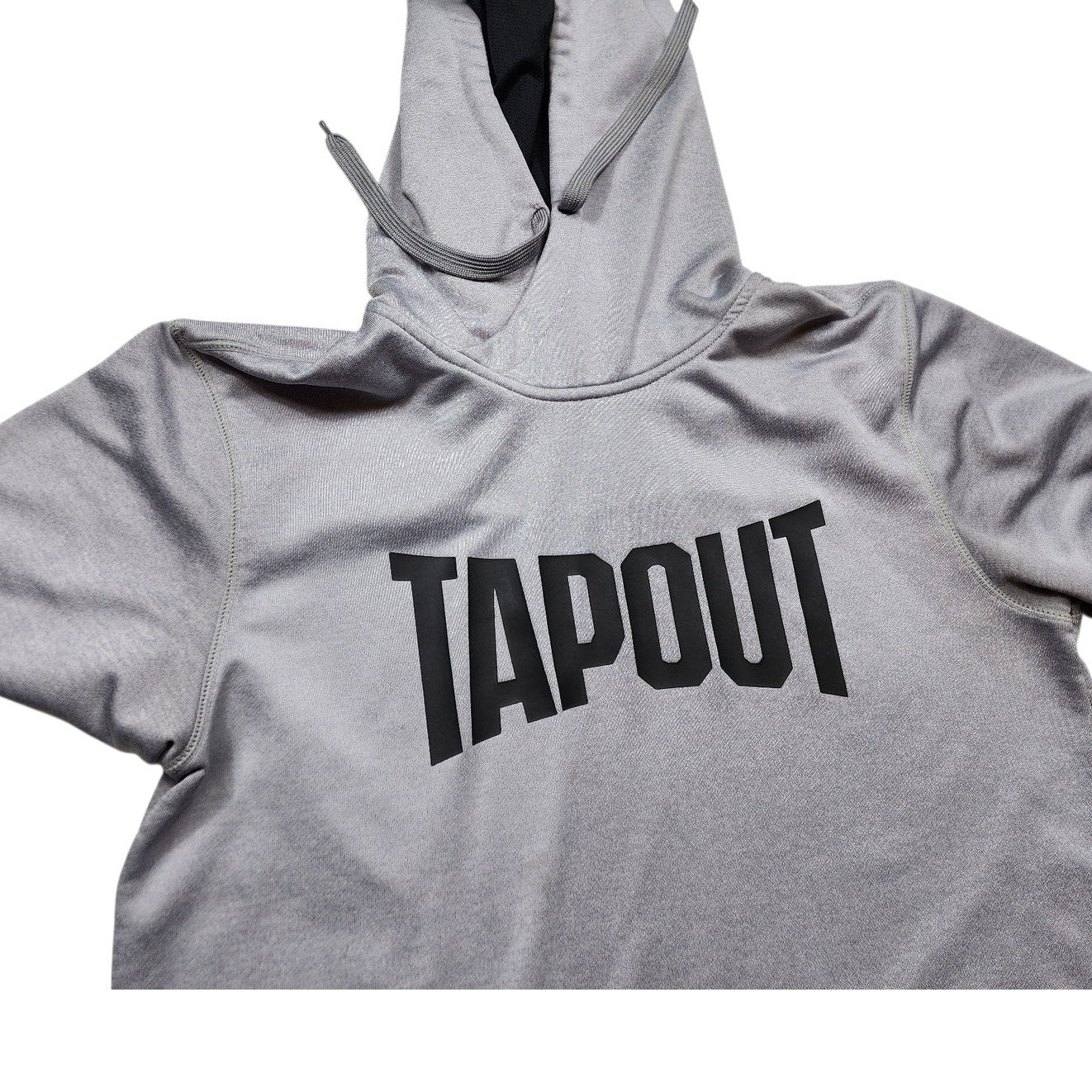 Tapout Hoodie Mens Medium Sleeveless Short Sleeve Pullover MMA Gym Sweatshirt
