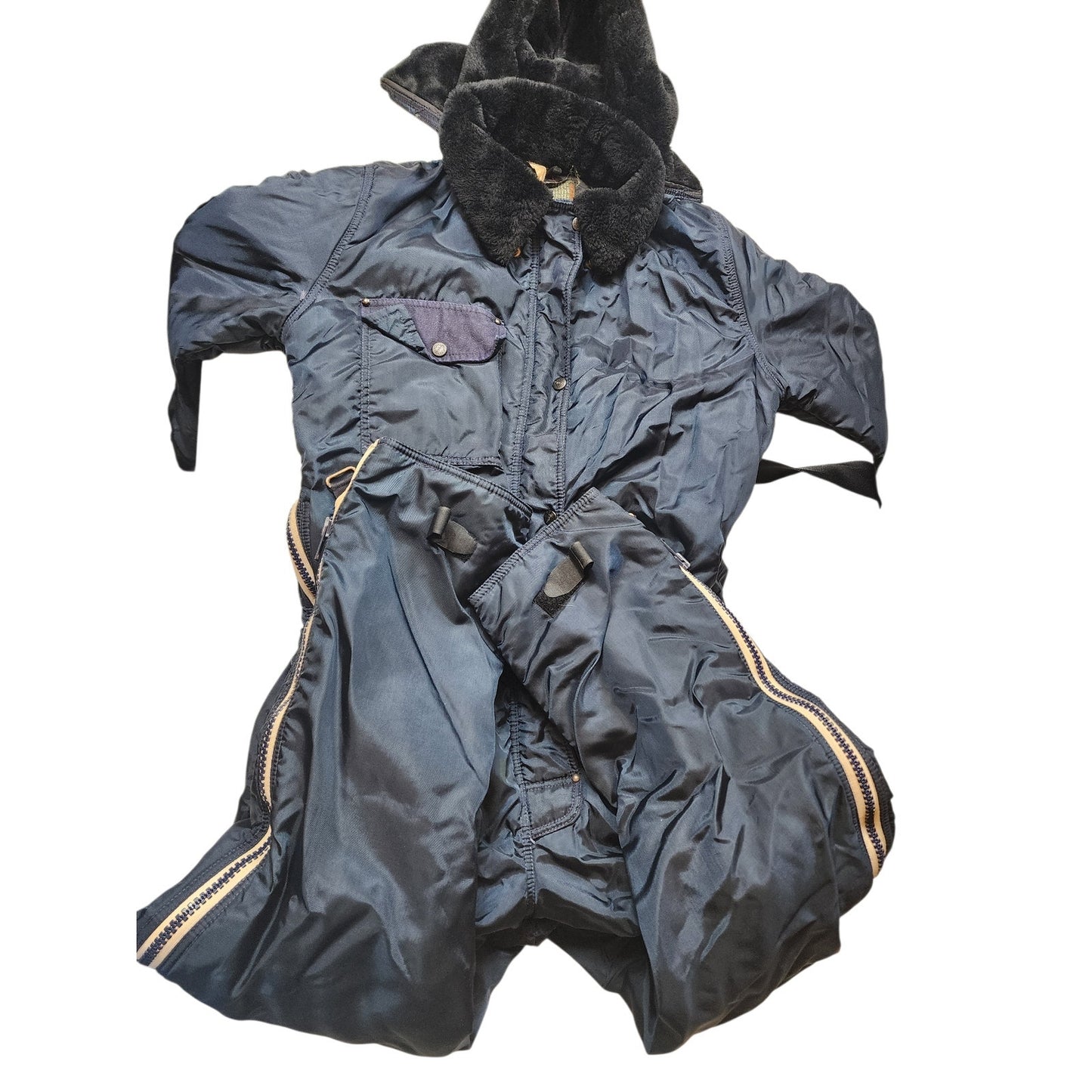 RefrigiWear Snowsuit Medium Vintage Insulated Cold Weather Hooded Winter Arctic