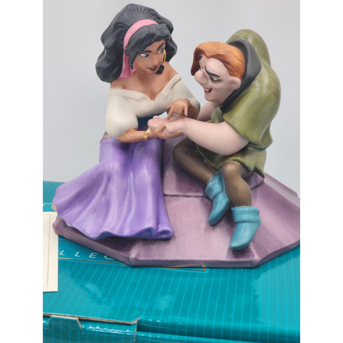 WDCC Hunchback Notre Dame Esmeralda Quasimodo Not a Single Monster Line COA Box