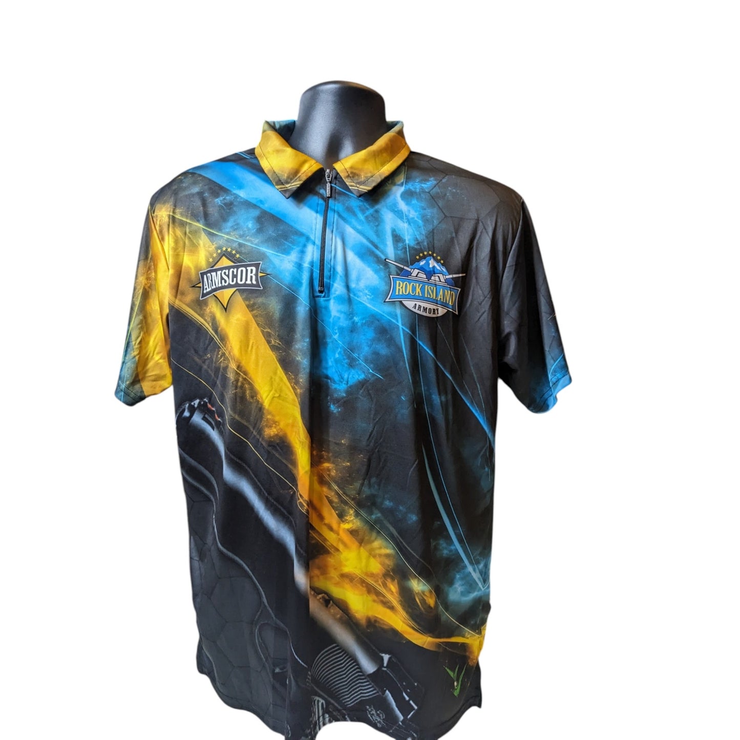 Rock Island Armory Shirt Armscor Men XL Polo Shooting Range Lock N Load Tactical