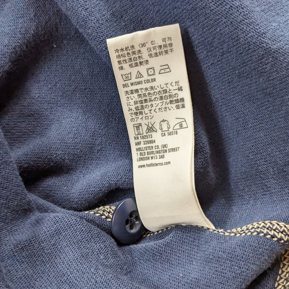 Hollister Henley Sweatshirt Mens Large Womens XL Hooded Pullover Surf San Diego