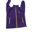 Minnesota Vikings Zip Fleece Jacket Mens Large Purple Embroidered Logo Game Day