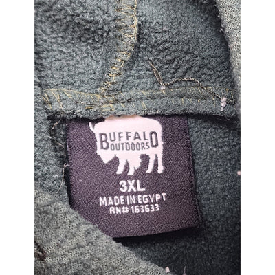 Buffalo Outdoors Hoodie 3XL Camo USA American Flag Pullover Sweatshirt Patriotic