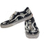 Vans Shoes Black White Print Sneakers Mens 12 Low Top Skate Streetwear 500714
