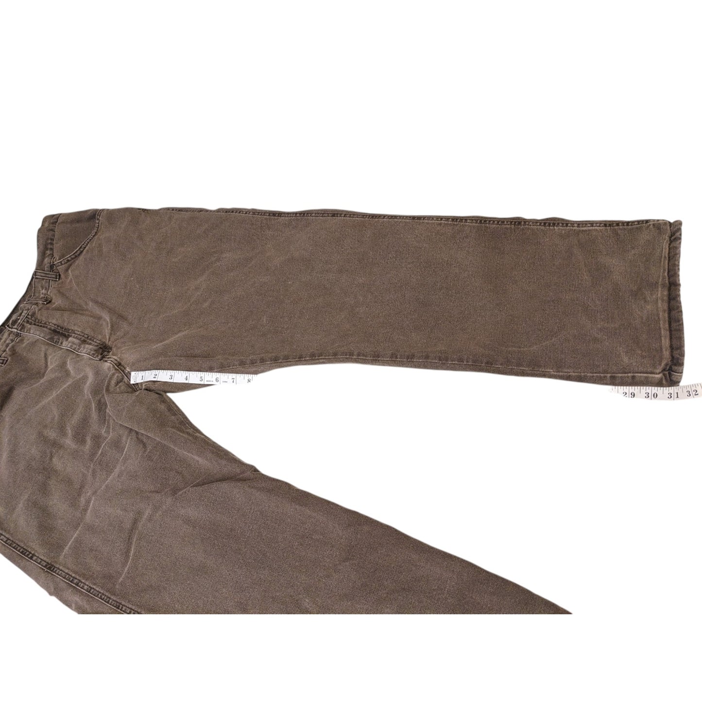 Wrangler Rugged Wear Pants Mens 44x32 Lined Work Carpenter Heavy Duty 33213NB