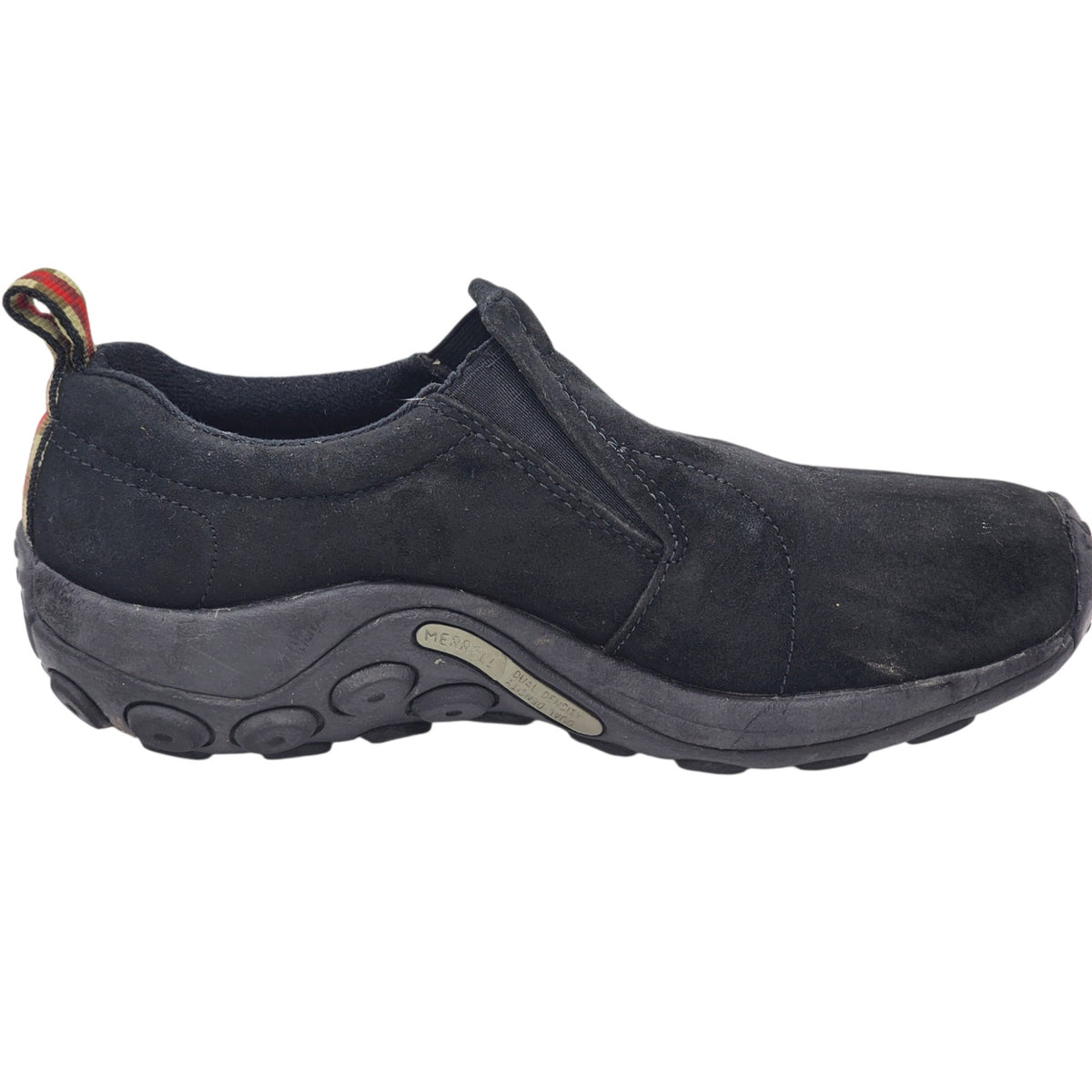 Merrell Jungle Moc Womens 8 Black Suede Slip On Shoes Hiking Outdoor Gorpcore