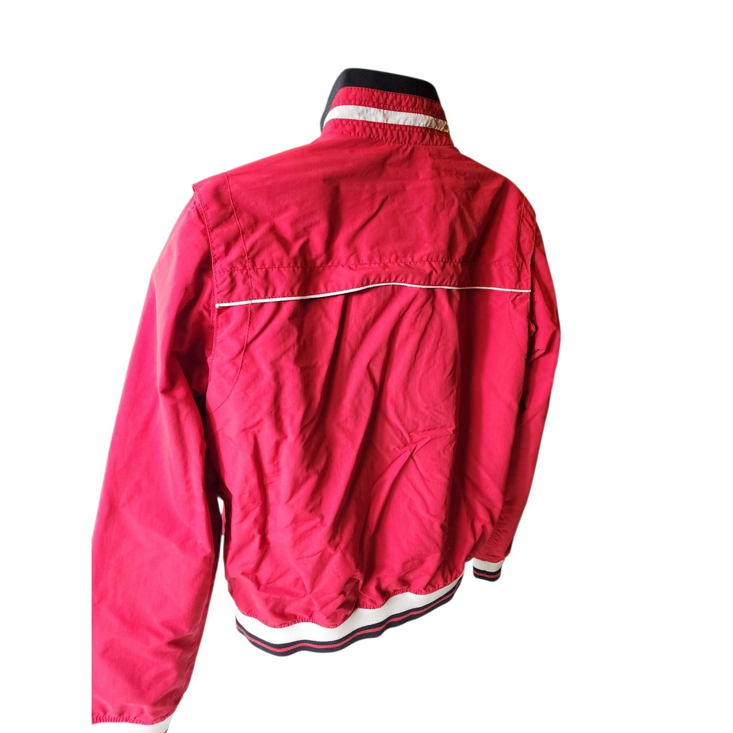 Tommy Hilfiger Jacket Men Medium Women Large Bomber Wind Retro Crest Vintage Y2K