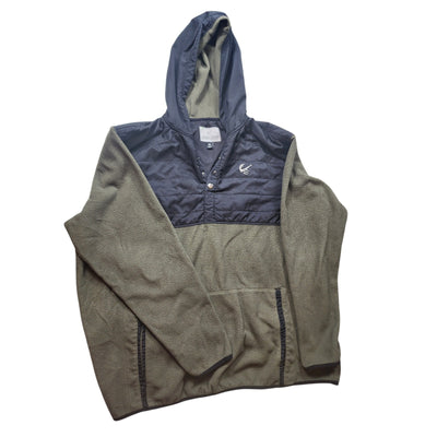 Legendary Anglers Pullover Hoodie Mens 3XL Green Fleece Gorpcore Hiking Outdoors