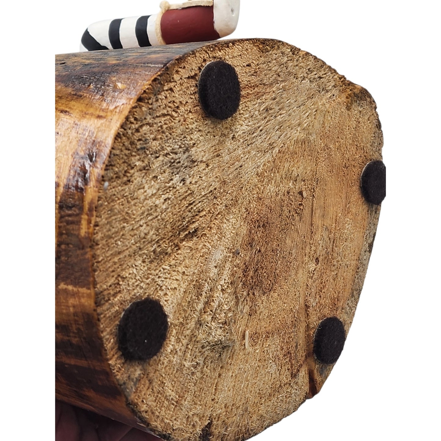 Kachina Southwestern Native American Style Koshare Clown Watermelon Wood Carving