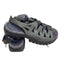Earth Shoe Sandals Womens Size 10 Gray Leather Upper Strappy Outdoor Elm 3832590