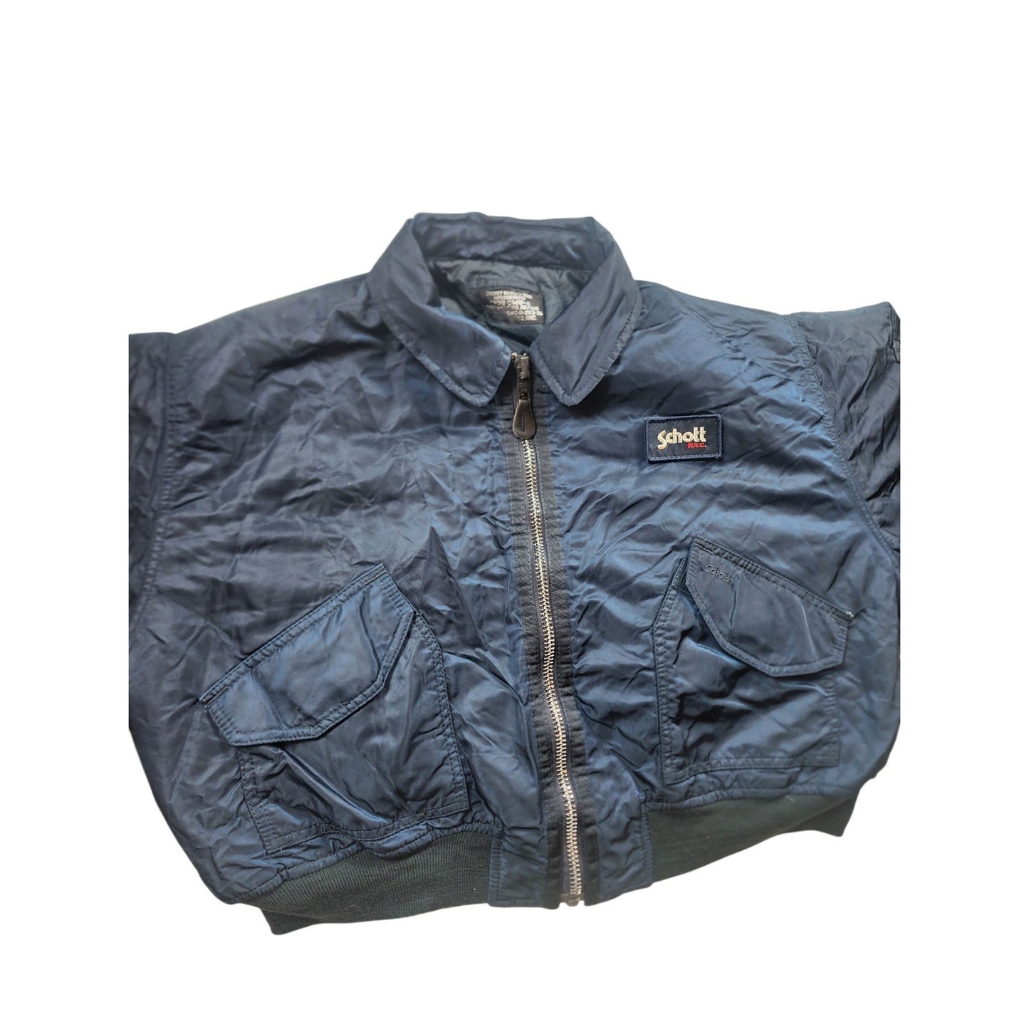 Schott CWU-R Flight Jacket Large Military Bomber Intermediat Flyer USAF Aviation