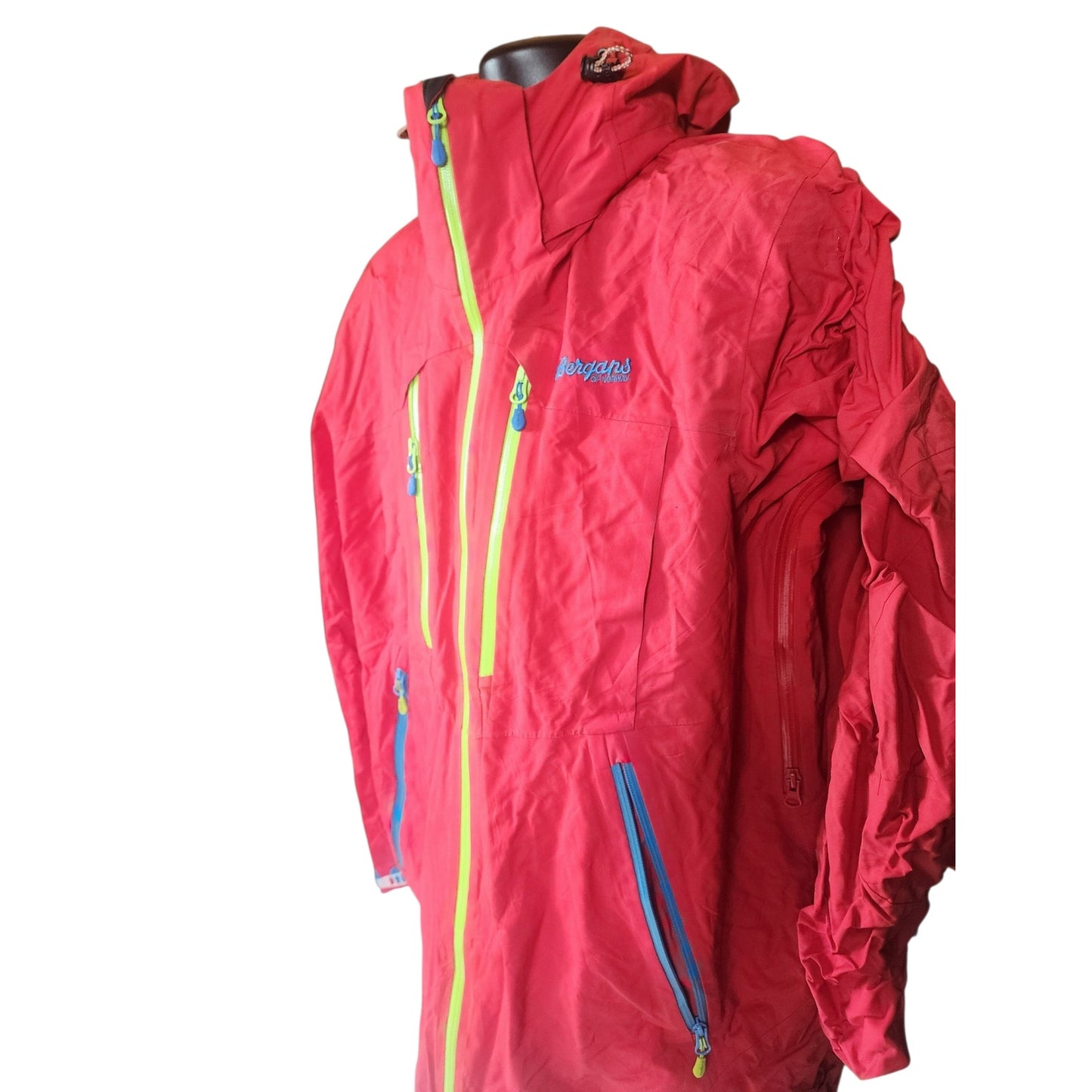 Bergans Norway Ski Jacket XL Tech Trolltind JKT 1130 RECCO Waterproof Gorpcore