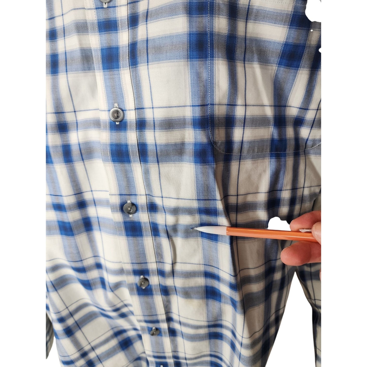 Cabelas Shirt Men 3XL Plaid Long Sleeve Cotton Western Classic Casual Workwear