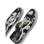 Vans Shoes Black White Print Sneakers Mens 12 Low Top Skate Streetwear 500714
