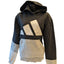 Adidas Hoodie Men Medium Primegreen Colorblock Logo Pullover Sweatshirt Kangaroo
