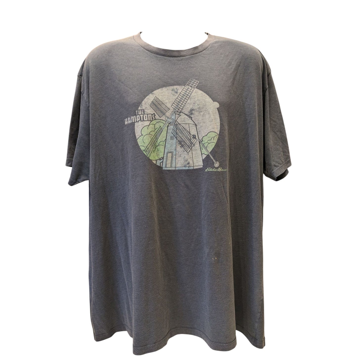 Eddie Bauer Graphic Tee Mens 2XL Hamptons Windmill T Shirt Vintage Classic Fit