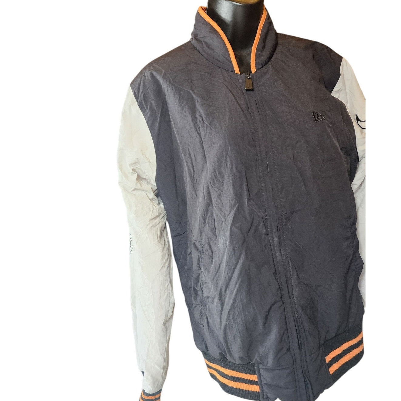 New Era NBA East West Coast Varsity Jacket Small Bomber Lakers Bulls Celtics