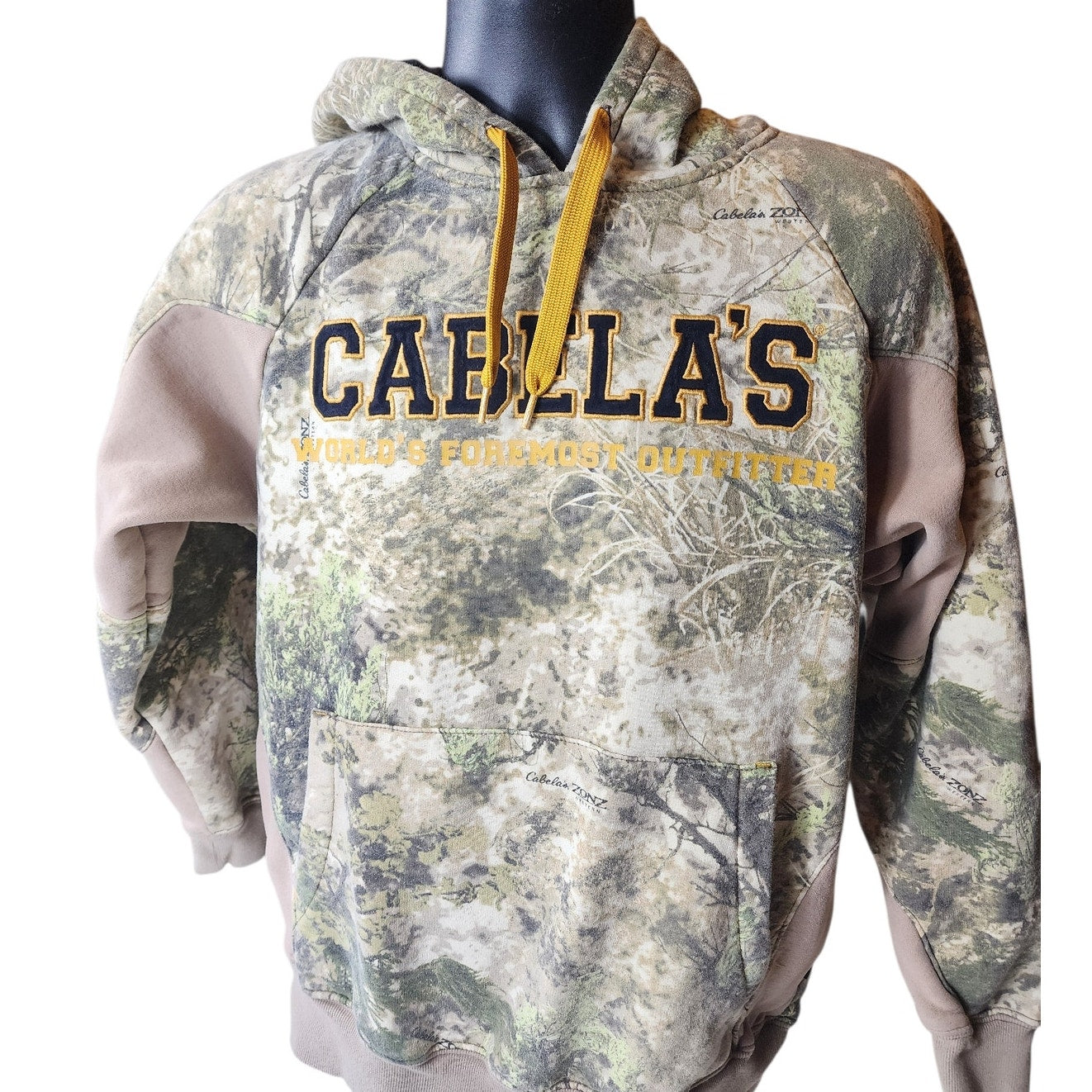 Cabelas Hoodie Medium Camo Zonz Western Pullover Hunting Sweatshirt Gorpcore