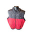 Polo Ralph Lauren Vest Men XL Puffer Red Black Hooded Full Zip Pony Fleece Gilet