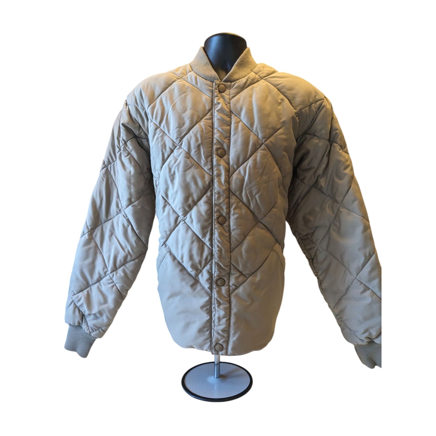 Cabelas Quilted Thinsulate Bomber Jacket Men Large Tall Goose Down Puffer Hiking