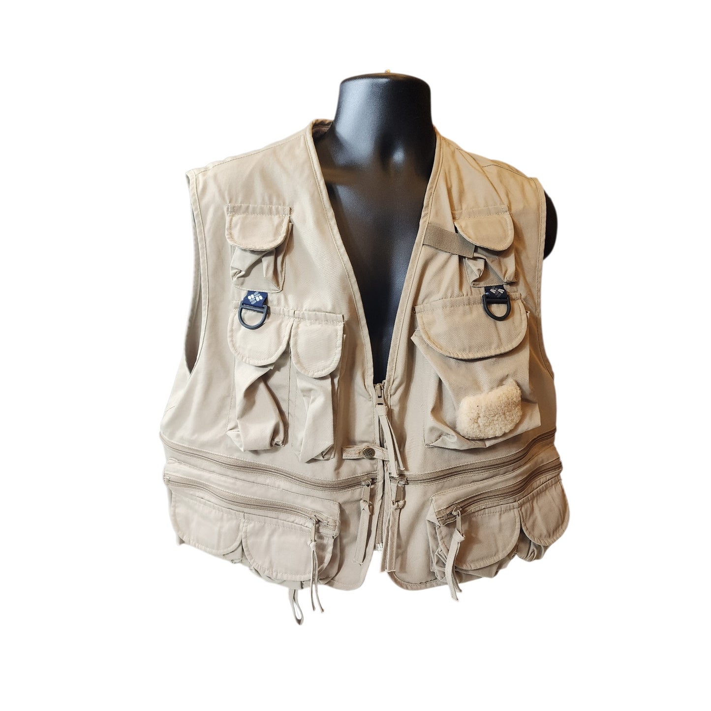 Vintage Columbia Sportswear Fishing Vest Mens XXL Pockets Utility Outdoor Safari