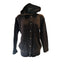 Lauren Ralph Lauren Hooded Cardigan Womens 2X Wool Cashmere Angora Sweater Horse