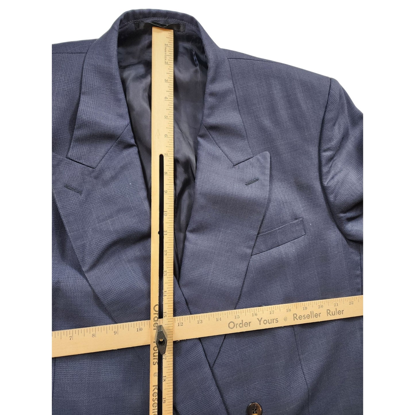 Bartolini Roma Sports Coat Men 48L Blazer Wool Double Breasted Italian