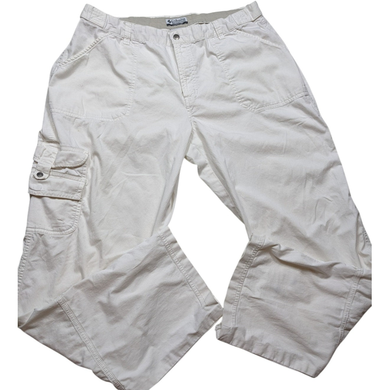 Columbia Cargo Pants Womens Size 16 Convertible Hiking Light Capri Gorpcore