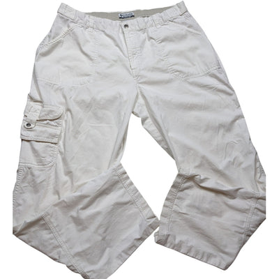 Columbia Cargo Pants Womens Size 16 Convertible Hiking Light Capri Gorpcore