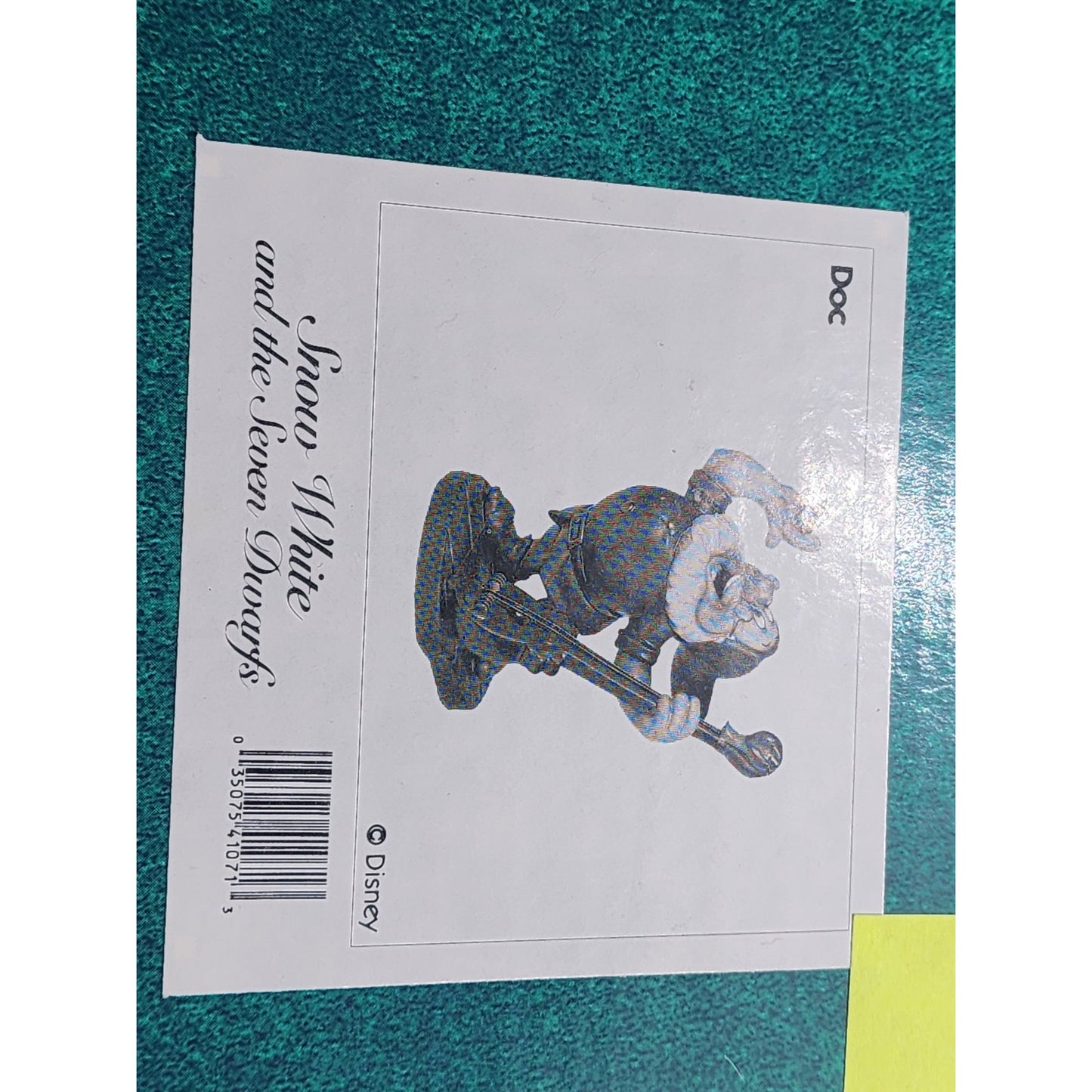 WDCC Doc Snow White Seven Dwarfs Cheerful Leader Disney Vintage Retired Box COA