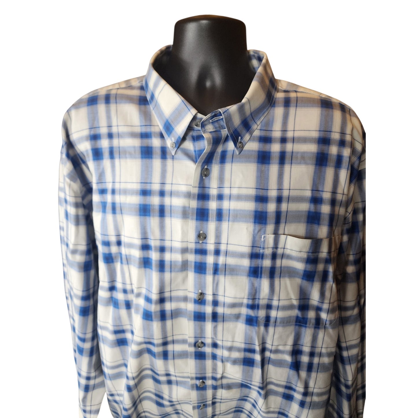 Cabelas Shirt Men 3XL Plaid Long Sleeve Cotton Western Classic Casual Workwear