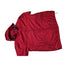 Chaps Jacket Mens Large Red Hooded Full Zip Fleece Lined Windbreaker Coat Hiking
