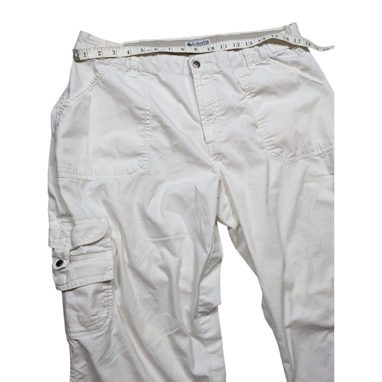 Columbia Cargo Pants Womens Size 16 Convertible Hiking Light Capri Gorpcore