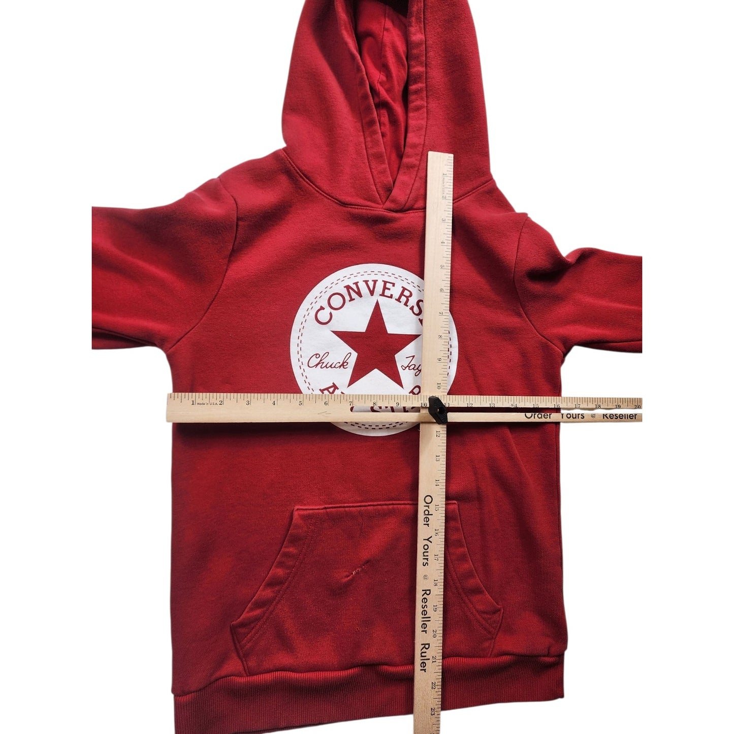 Converse All Star Chuck Taylor Hoodie Logo Sweatshirt Youth Large Women Small/XS