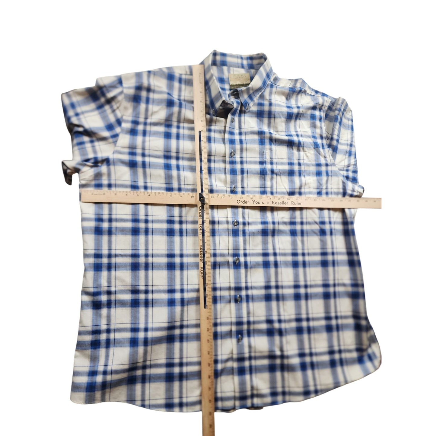 Cabelas Shirt Men 3XL Plaid Long Sleeve Cotton Western Classic Casual Workwear