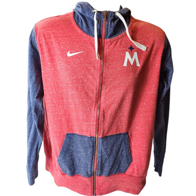 Nike Minnesota Twins Full Zip Hoodie Women Large MLB Lightweight Jacket Athletic