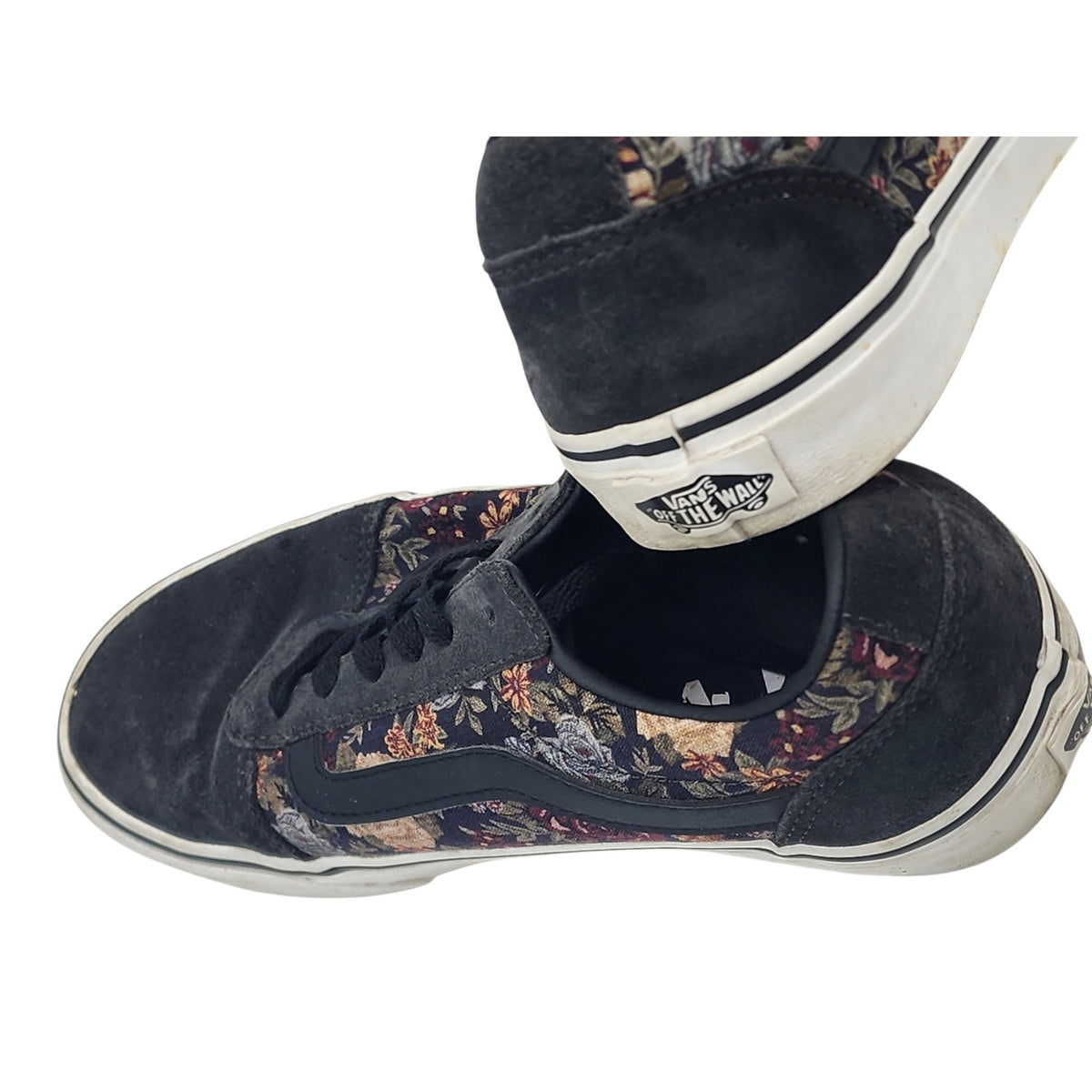 Vans Off the Wall Old Skool Womens 7 Floral Skate Shoes Y2K Sneakers Low Top