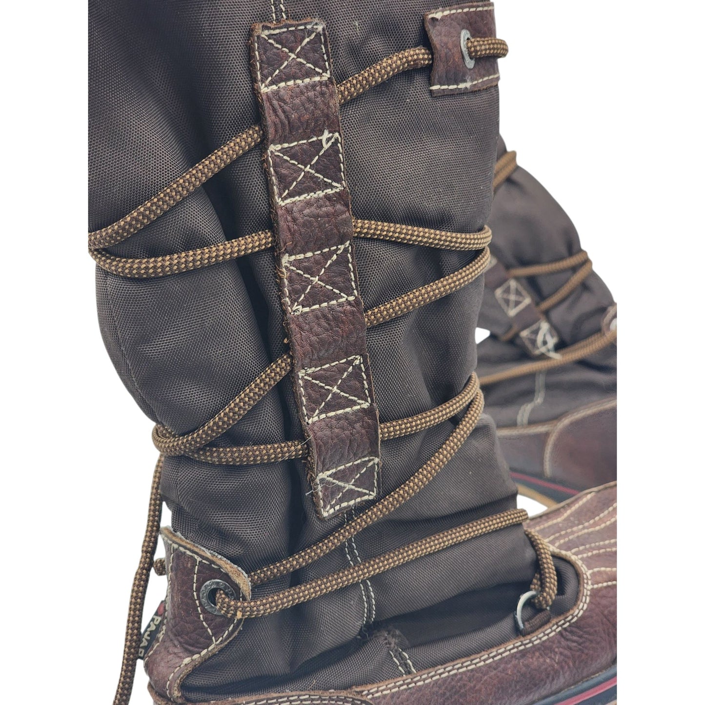 Pajar Boots Womens 7-7.5 Tall Snow Winter Hiking Leather Waterproof Fur Canada