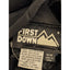First Down Puffer Jacket Mens Medium Navy Duck Down Feather Y2K Streetwear Coat