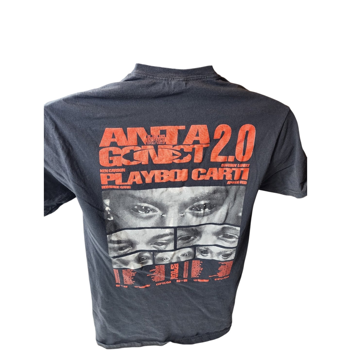 Fruit of the Loom Playboi Carti Rap Tee Small Tour Shirt Graphic Concert Tee