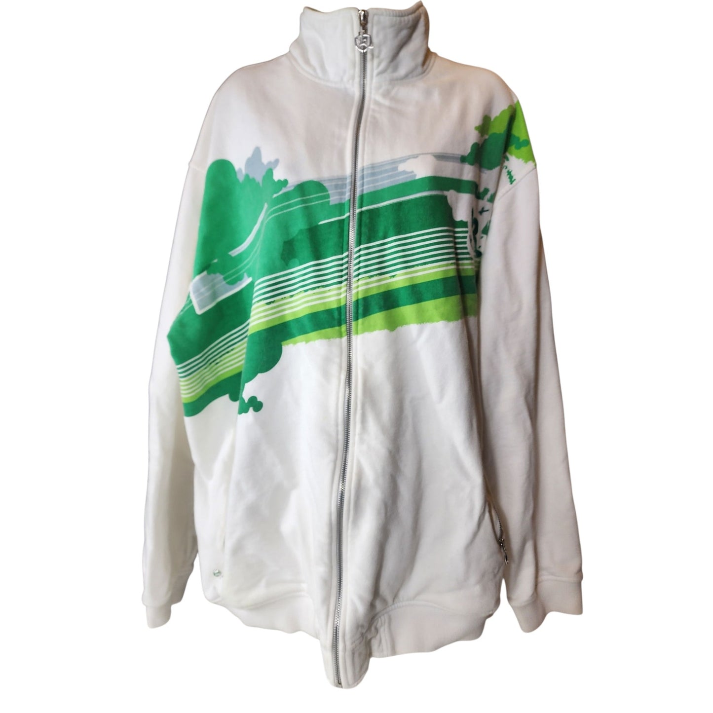 Rocawear Track Jacket Mens 3XL Zip Streetwear Hip Hop Retro Y2K Skater Graffiti