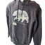 North Face Hoodie Mens Small Womens Medium Bear Graphic Pullover Sweatshirt Y2K