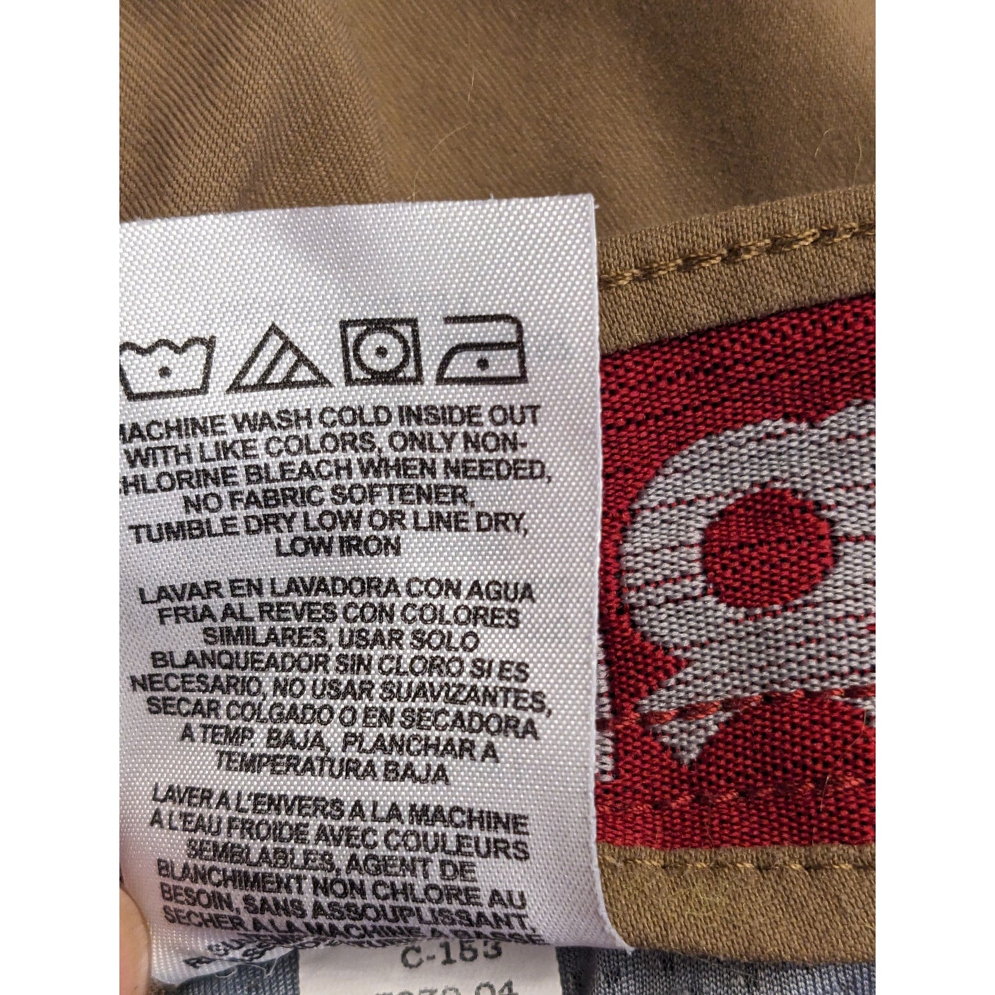 Wrangler Pants Mens 29x30 Outdoor Cargo Brown Workwear Utility Stretch Hiking