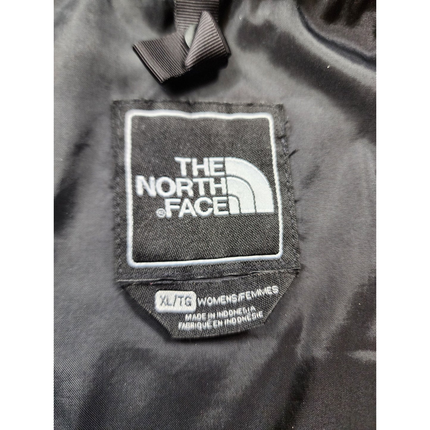 North Face HyVent Waterproof Hooded Rain Jacket Womens XL Hiking Camping Light