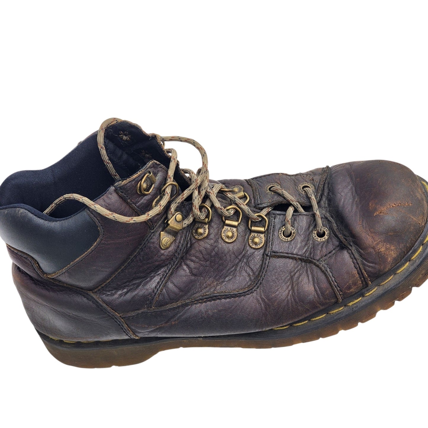 Dr Martens Boots Men 13 Steel Toe Leather Work Oil Resistant Hiking Combat 11302