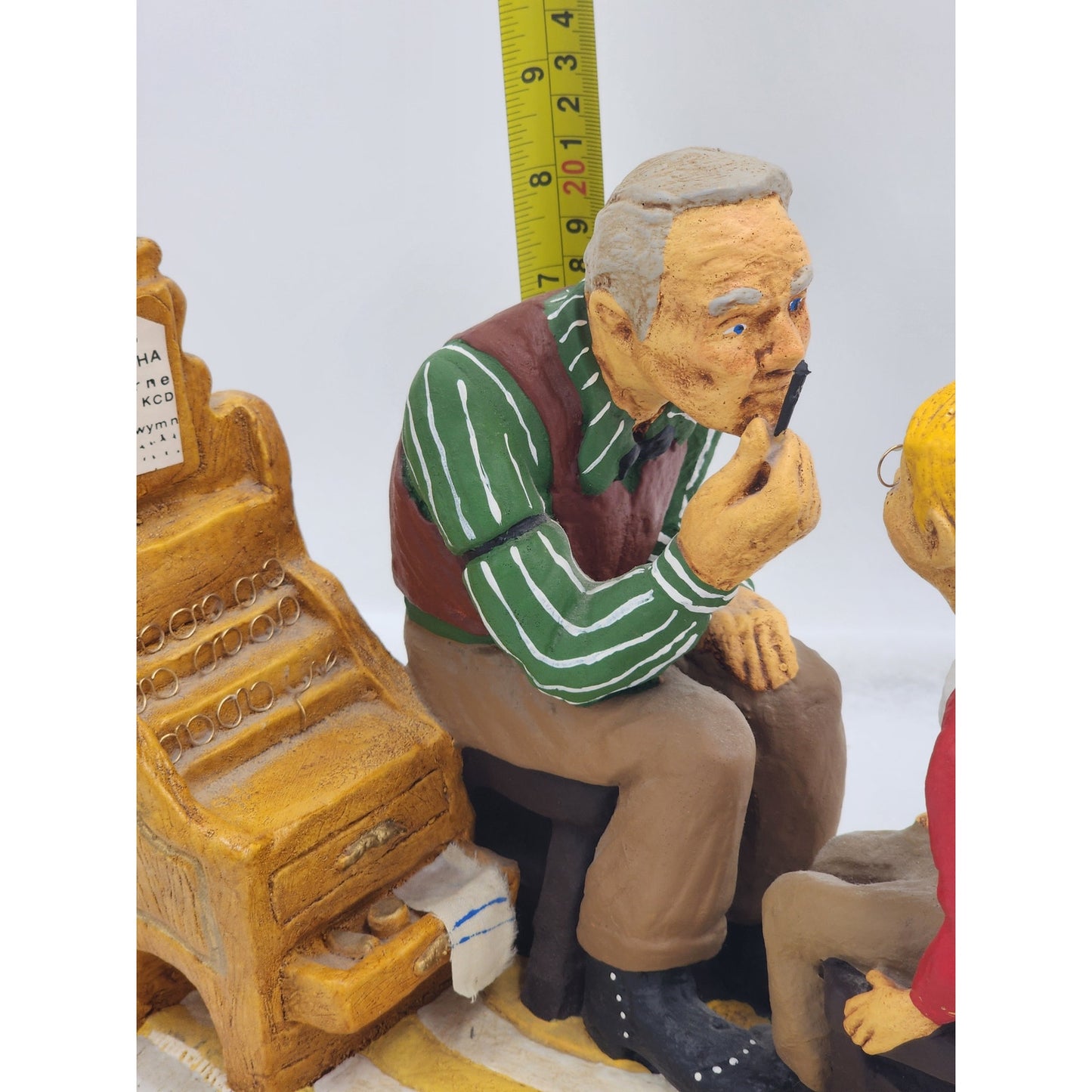 Vintage Lauren Marems Sculpture Eye Doctor Optometrist Gift Patient 1976 Signed