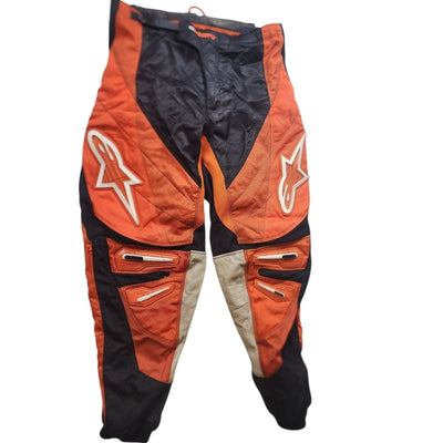 Alpinestars Motocross Pants Mens 34 Medium Orange Charger MX Technical Racewear