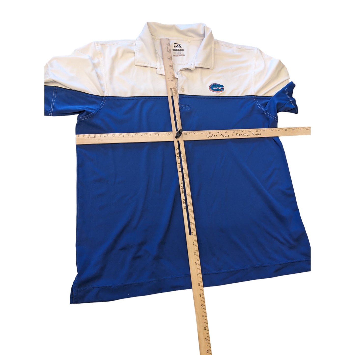 Cutter Buck Polo Shirt Mens XXL/TTG Florida Gators XB DryTec Short Sleeve Golf