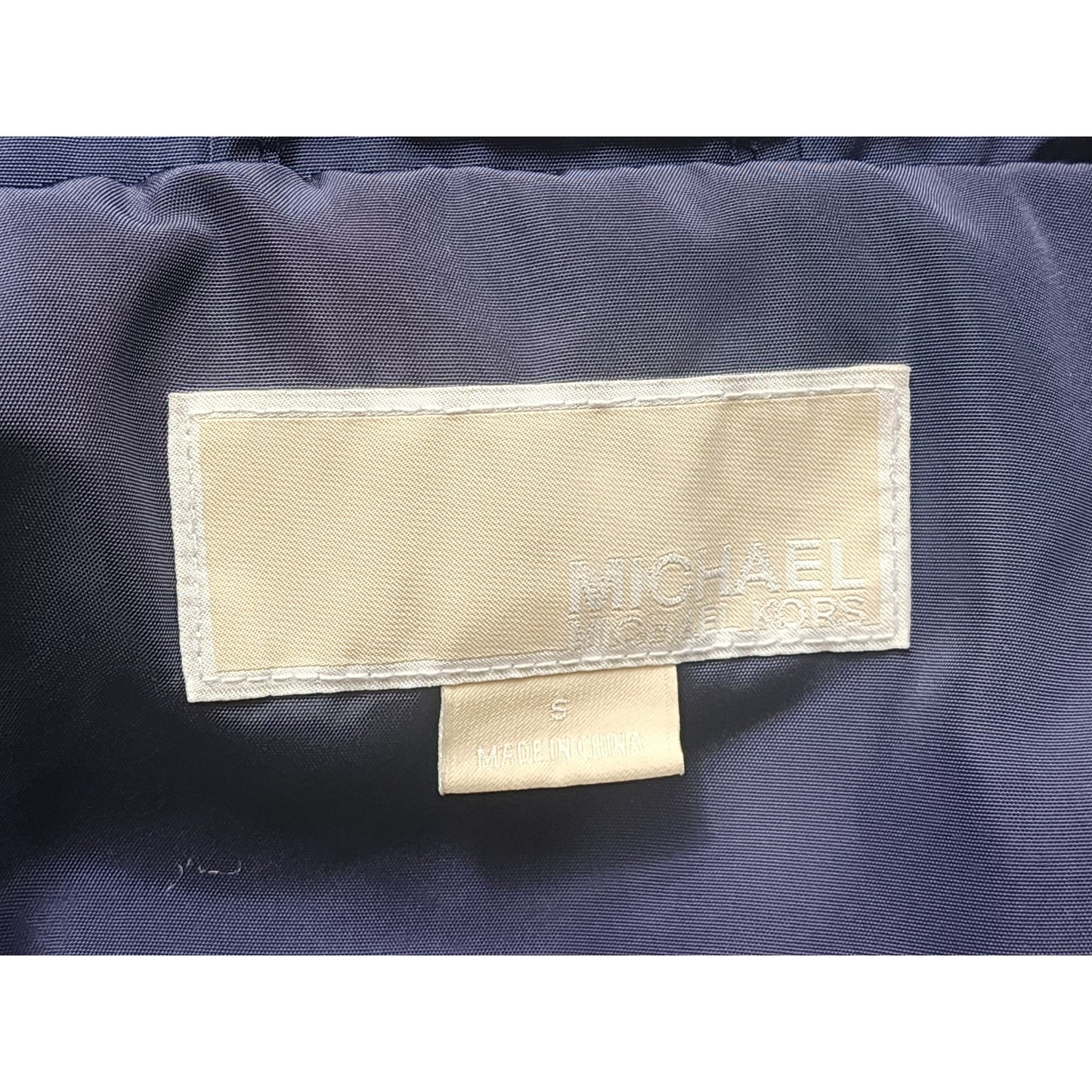 Michael Kors Hooded Anorak Jacket Womens Small Drawstring Light Windbreaker Rain